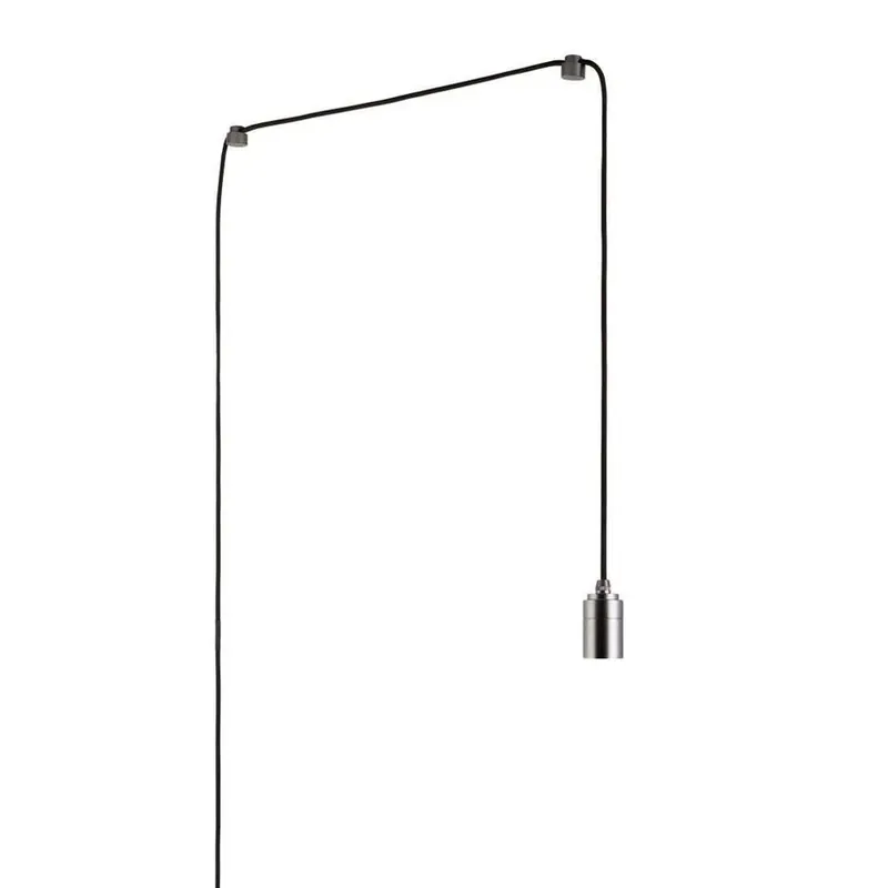 Graphite Lustră Pendul Plug & Play - Tala Retur gratuit