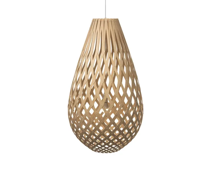 Koura Lustră Pendul H100 Bamboo - David Trubridge Reducere specială