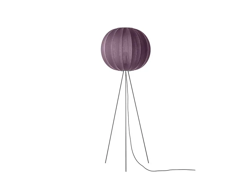 Doar azi Knit-Wit 60 Round Lampadar High Burgundy - Made By Hand