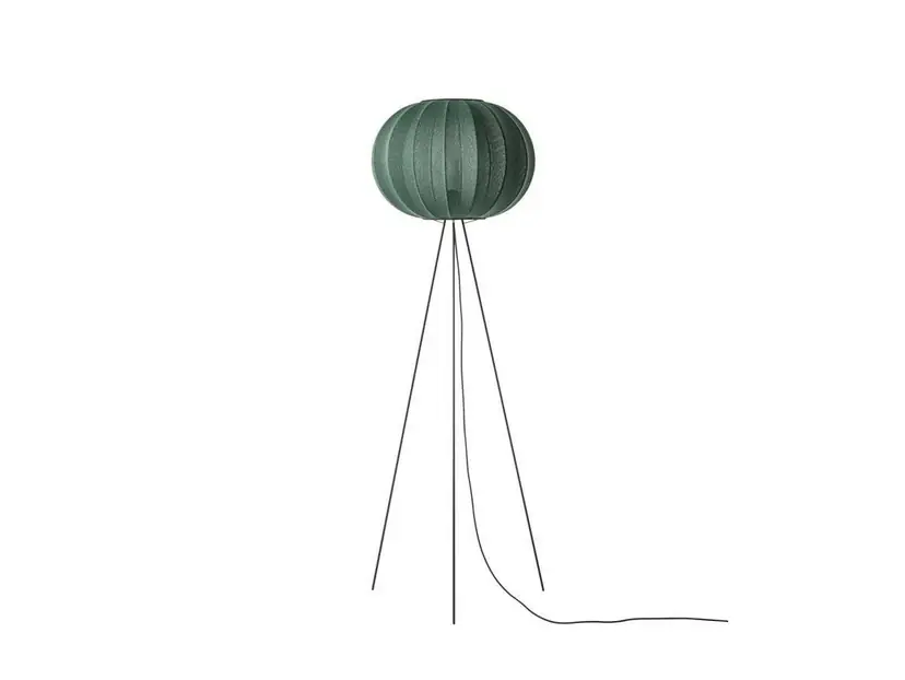 Knit-Wit 45 Round Lampadar High Tweed Green - Made By Hand Reduceri