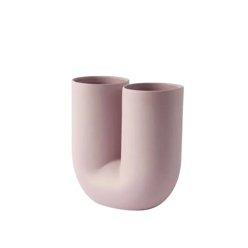 Kink Vase H26,3 Dusty Lilac - Muuto Ieftin