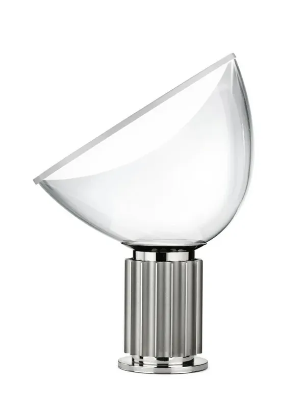 Disponibil imediat Taccia LED (Glas) Veioză Silver - Flos