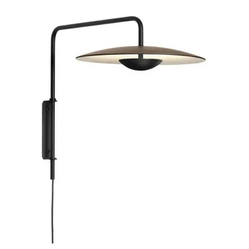 Livrare expres Ginger A Aplică de Perete Dimmable Plug-in Wenge - Marset