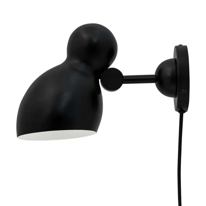 Promoție Aplică Ludo, negru, metal, Ø 12 cm - Dyberg Larsen