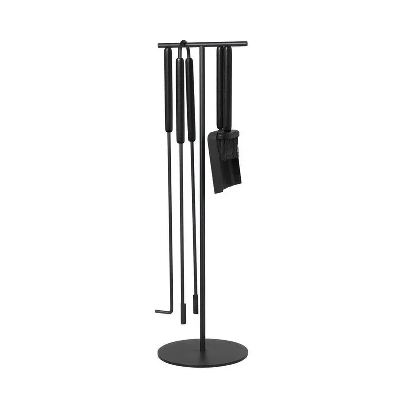 Calitate înaltă Ashi Set de instrumente pentru șemineu 5 pcs. Black - Blomus