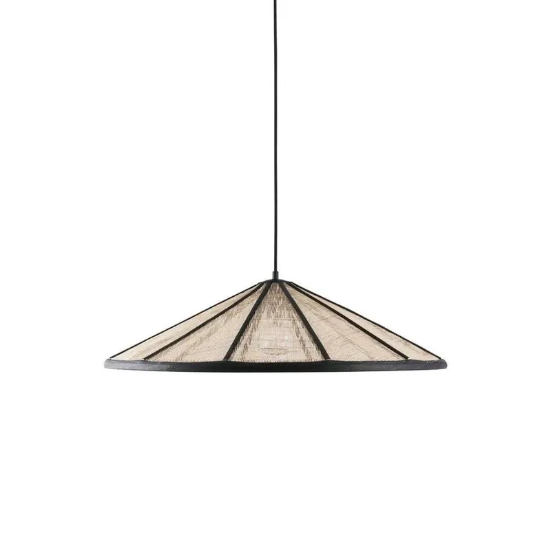 Ofertă specială Akira Lustră Pendul Ø70 Black/Natureal - Globen Lighting