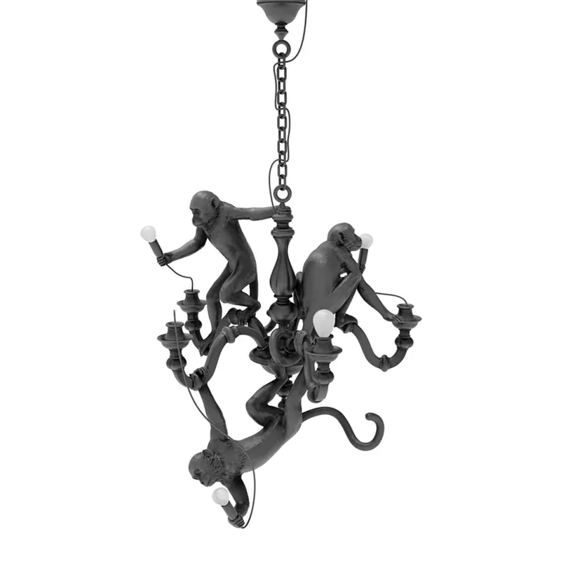 Ofertă Monkey Candelabru Black - Seletti
