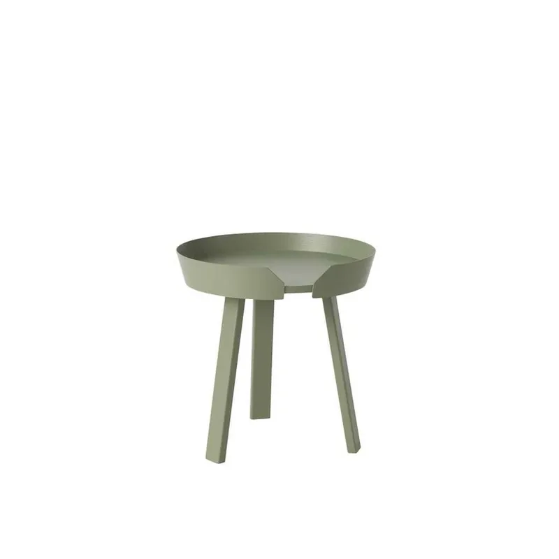 Around Masă Laterală/Sofa de masă Small Dusty Green - Muuto Vezi acum