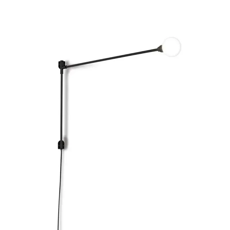 Retur gratuit Mini Potence Pivotante aplică de perete 2700K negru Nemo Lighting