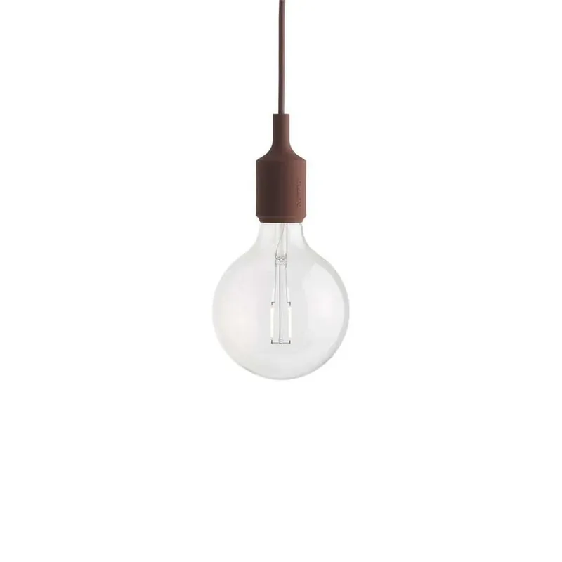 Preț redus E27 Lustră Pendul Deep Red - Muuto