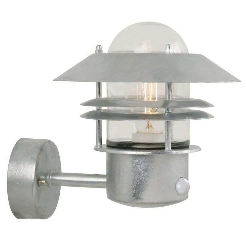 Blokhus Up Aplică de Perete w/Sensor Galvanised - Nordlux Bestseller