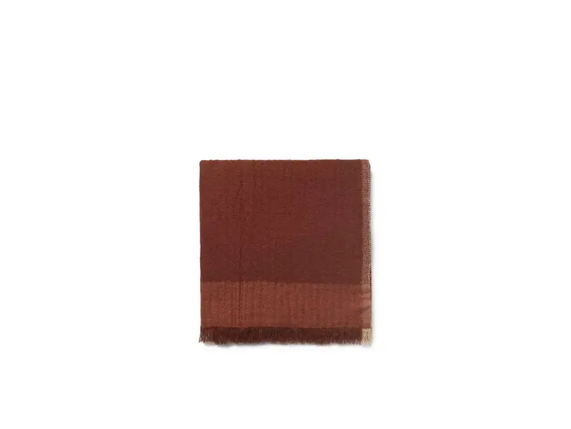 Weaver Pătură Red Brown - Ferm Living Reducere