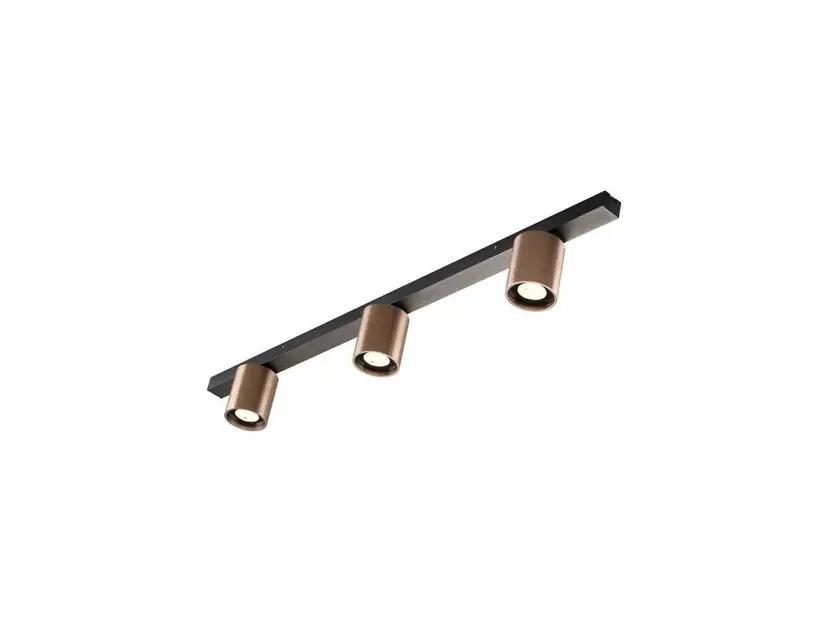 Reducere specială Focus Mini plafonieră LED L70, bronz, 3 becuri - LIGHT-POINT