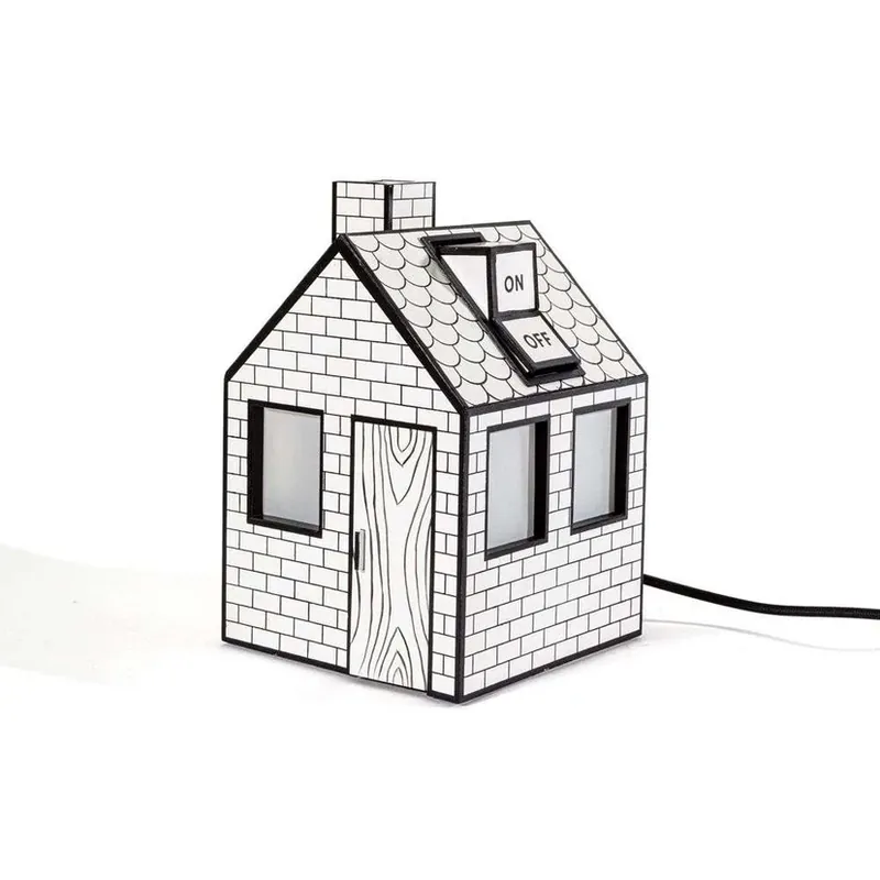 On-Off Veioză Recycled White/Black - Seletti Ofertă de sezon