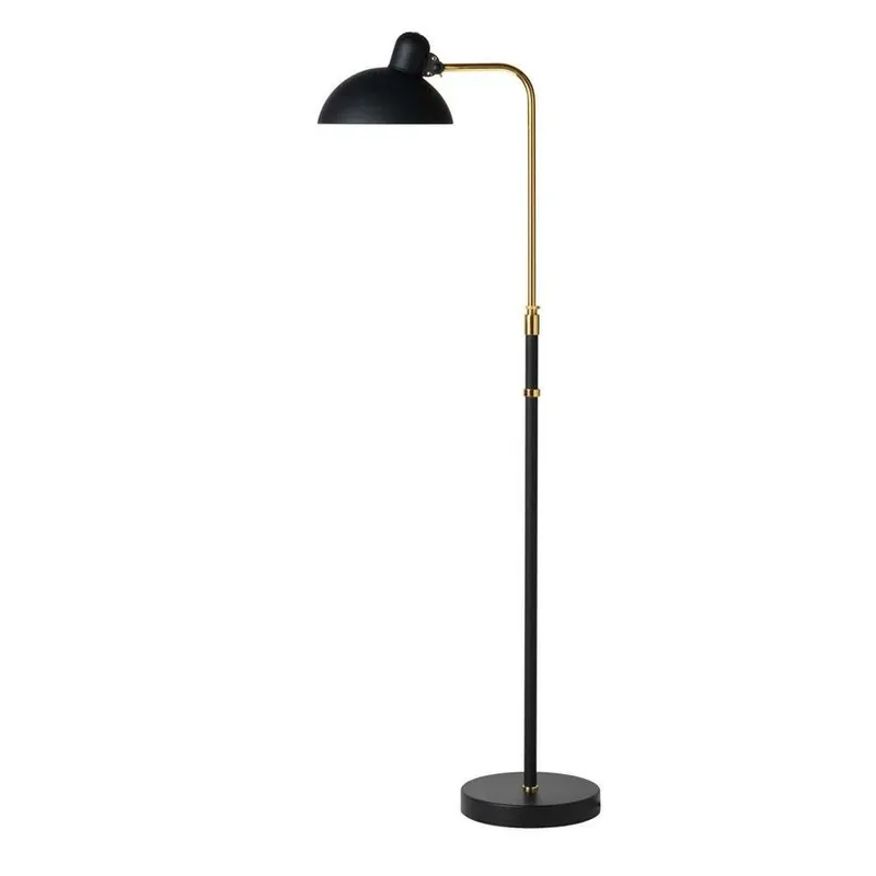 KAISER idell™ 6580-F Lampadar Mat Negru/Alamă - Fritz Hansen Premium