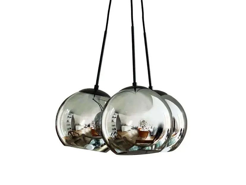 Lampa suspendată Harry 3, fum/negru, cu 3 becuri - Dyberg Larsen Mai ieftin