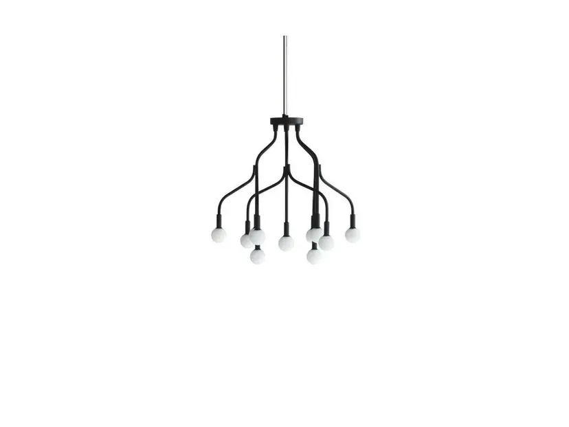 Vekst Lustră Pendul Small Black - Normann Copenhagen Reducere