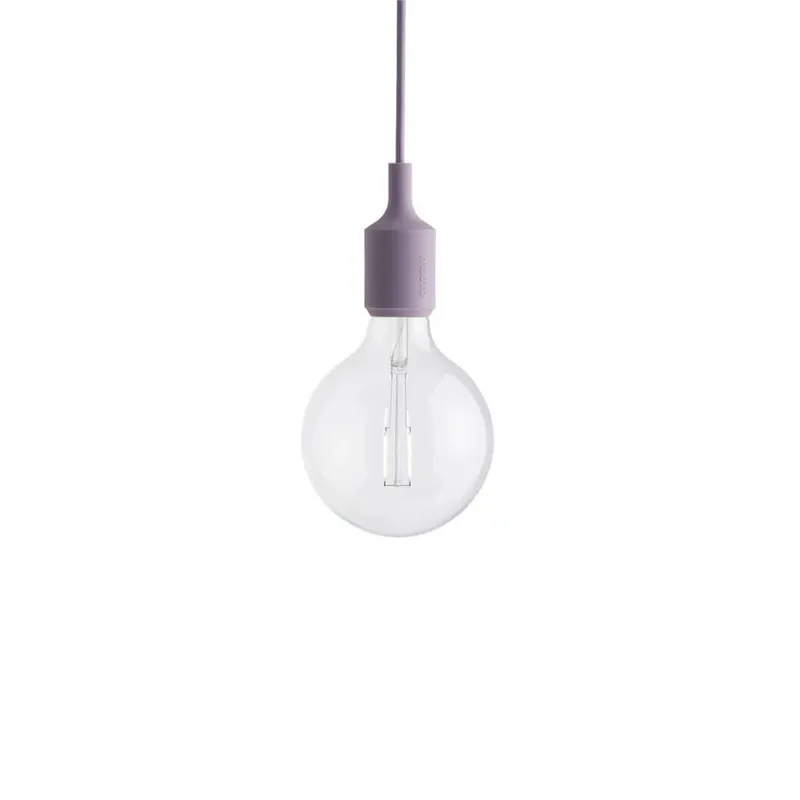 E27 Lustră Pendul Dusty Lilac - Muuto Preț mic