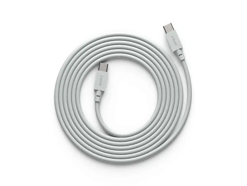 Cable 1 USB-C to USB-C 2m Gotland Gray - Avolt Chilipir