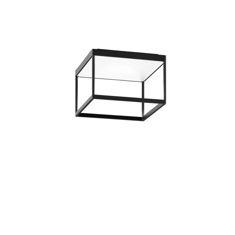 Disponibil imediat Reflex 2 plafonieră LED, negru/alb - Serien.lighting