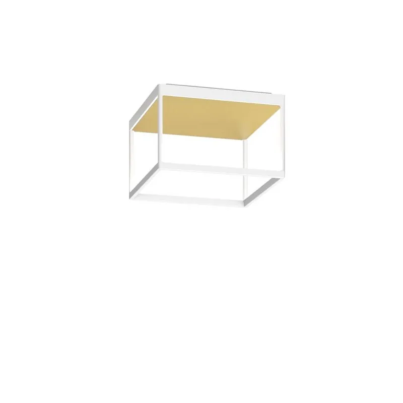 Reflex 2 plafonieră LED, auriu/alb, 20 cm - Serien.lighting Reducere de preț