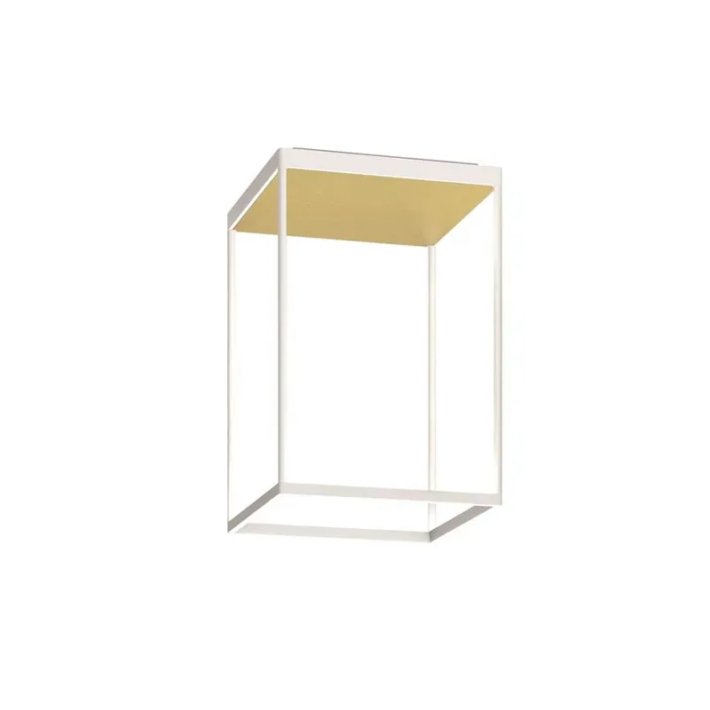 Ieftin Reflex 2 plafonieră LED, alb/auriu, 45 cm - Serien.lighting
