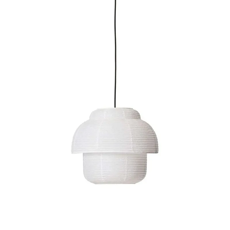 Papier Double Lustră Pendul Ø40 White - Made By Hand Reducere specială