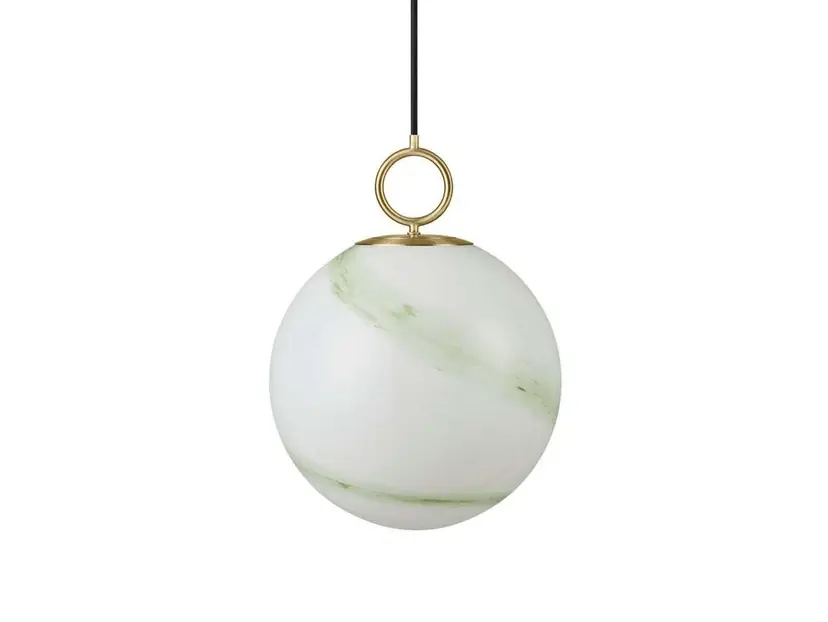 Stockholm Lustră Pendul Ø30 Marble Green - Halo Design Plată sigură