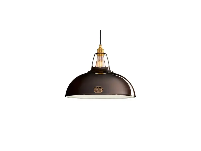 Lampă suspendată mare, design 1933, cositor - Coolicon Preț redus
