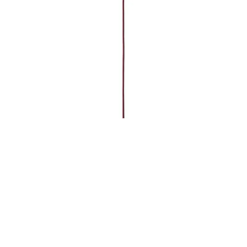 Cablu textil 6 m Dark Plum - &Tradition Chilipir