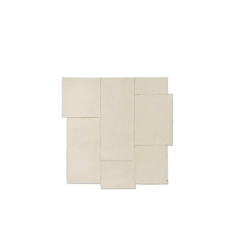 Offset Cuvertură de pat Off-White - Ferm Living Calitate înaltă