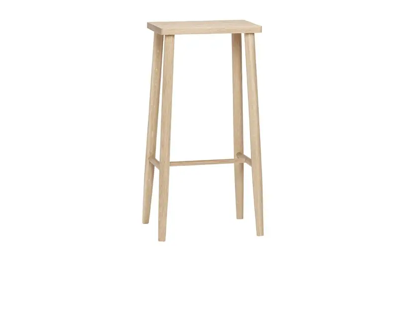 Cel mai vândut Folk Barstool Nature - Hübsch