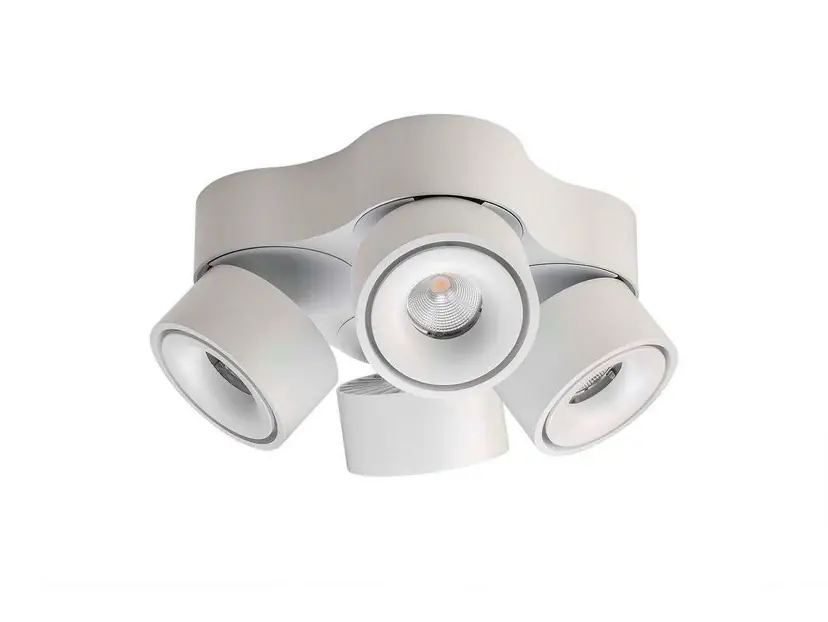 Cel mai vândut Easy Quattro W4100 plafonieră LED, 4 becuri, alb - Antidark