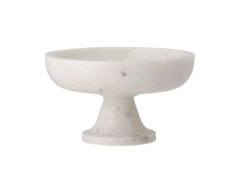 Ofertă specială Eris Pedestal Bol White Marble - Bloomingville