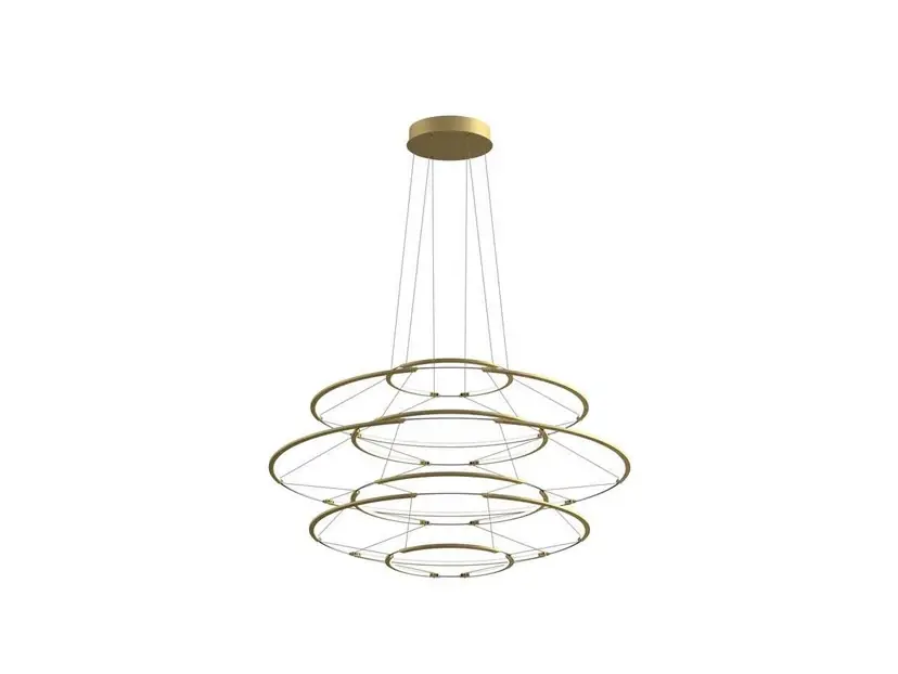 Drop 7 Lustră Pendul Satin Gold - Nemo Lighting Reducere