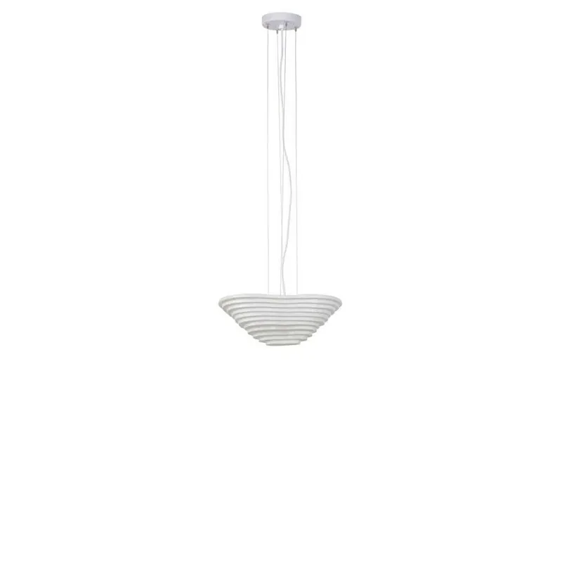 Lampa suspendată Nebulis XS, lungime 40 cm, albă, mătase - Forestier Super ofertă