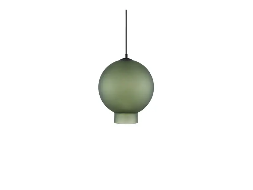Mai ieftin Bams 25 Lustră Pendul Frosted Green - Globen Lighting