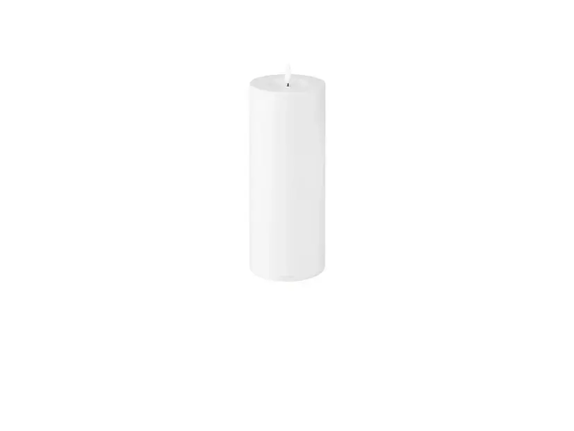 Plată securizată Noca LED Pillar Candle XL White - Blomus