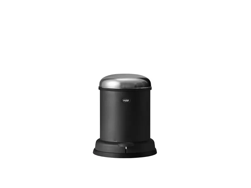 Coș de gunoi cu pedală Vipp14, negru, 8 l, oțel - Vipp Cel mai bun preț