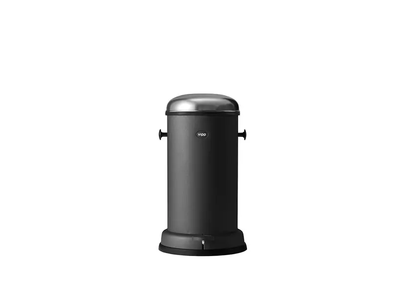 Coș de gunoi cu pedală Vipp15, negru, 14 l, oțel - Vipp Bestseller