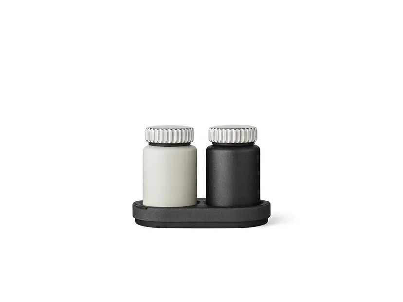 Premium Vipp263 Salt & Pepper Mill Set Grey/Black - Vipp
