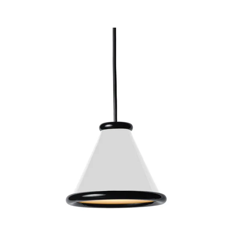 Belle Lustră Pendul Ø15 Glossy White/Glossy Black - Belid Cumpără acum