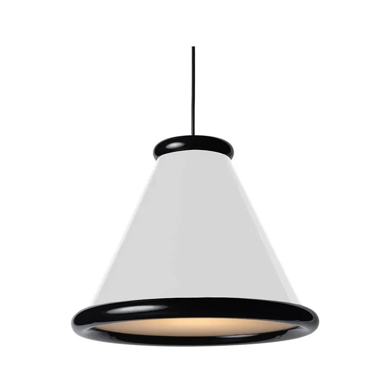 Belle Lustră Pendul Ø36 Glossy White/Glossy Black - Belid Cumpără online