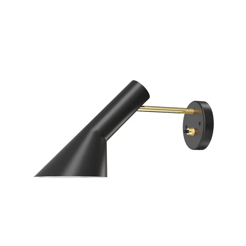Comandă acum AJ Aplică de Perete HW w/Switch Brass/Black - Louis Poulsen