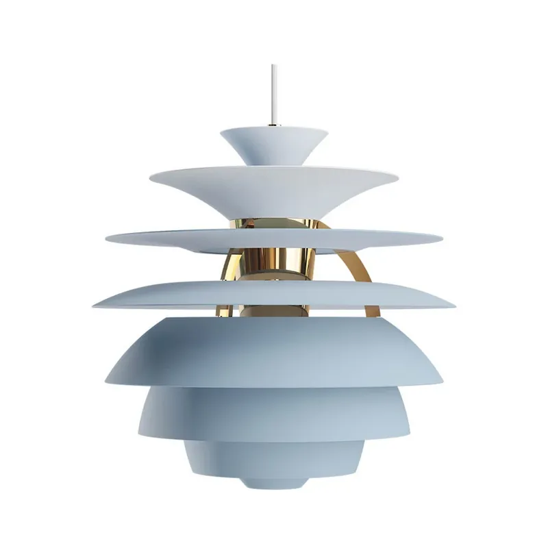 Lampă suspendată PH Snowball, albastru/bronz, Ø 40 cm - Louis Poulsen Noutate