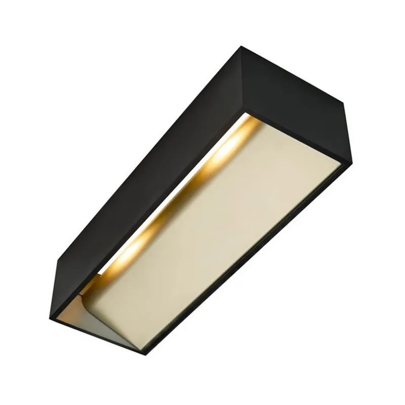 Logs In L Aplică de Perete LED Dim-To-Warm Black/Gold - SLV Cel mai vândut