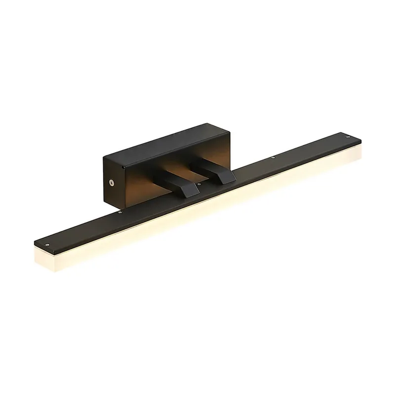 Expediere rapidă Lisana LED Aplică de Perete IP44 L46 Black - Lucande