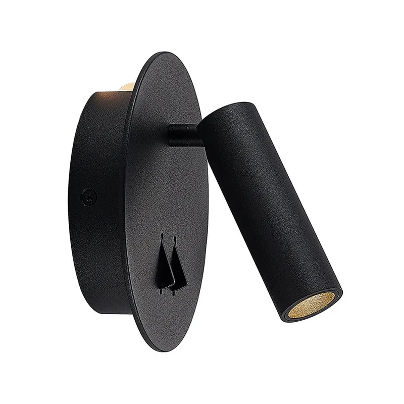 Comandă acum Magya LED 2 Round Aplică de Perete Black - Lucande