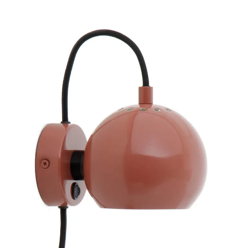Ball Aplică de Perete Glossy Red - Frandsen Preferatul clienților
