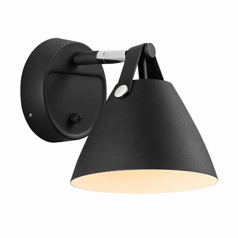 Strap 15 Aplică de perete Negru - DFTP Cumpărături sigure